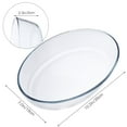 thumbnail image 3 of 1pc Glass Baking Dish Large Capacity Clear Bakeware Non-Stick Baking Pan, 3 of 8
