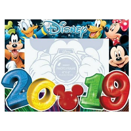 2019 Dated Big Numbers Mickey Minnie Goofy Donald Pluto Picture Frame (No (Best Sports Photos 2019)