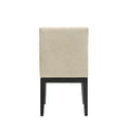 thumbnail image 6 of Xukmct 2 Pack Upholstered Seat Side Chair with Wood Frame, Armless Dining Chair for Living Room, Dining Room, Beige, 6 of 7