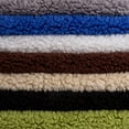 thumbnail image 2 of Lavish Home 64-28-BL Body Soft Sherpa Pillow Cover with Zipper - Blue, 2 of 8