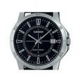 thumbnail image 2 of Casio Standard Analog Leather Strap Black Dial Quartz MTP-V004L-1C Men's Watch, 2 of 3