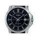thumbnail image 2 of Casio Standard Analog Leather Strap Black Dial Quartz MTP-V004L-1C Men's Watch, 2 of 3