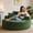 Green, variant on Senfot Sponge Padded Round Lounge Chair- Soft Thick Cushioned Indoor Outdoor Leisure Reclining Chair for Bedroom Living Room- Gray