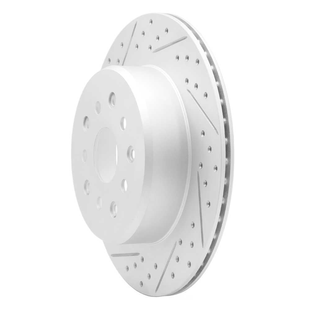 Dynamic Friction Company 830-76064L DFC Geoperformance Rotor - Drilled and Slotted