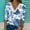 A2# Dark Blue lace tops for women, variant on USSUMA Dressy Tops for Women Floral Print Womens Blouses and Tops Casual Long Sleeves V-Neck Casual Dressy Shirts for Women