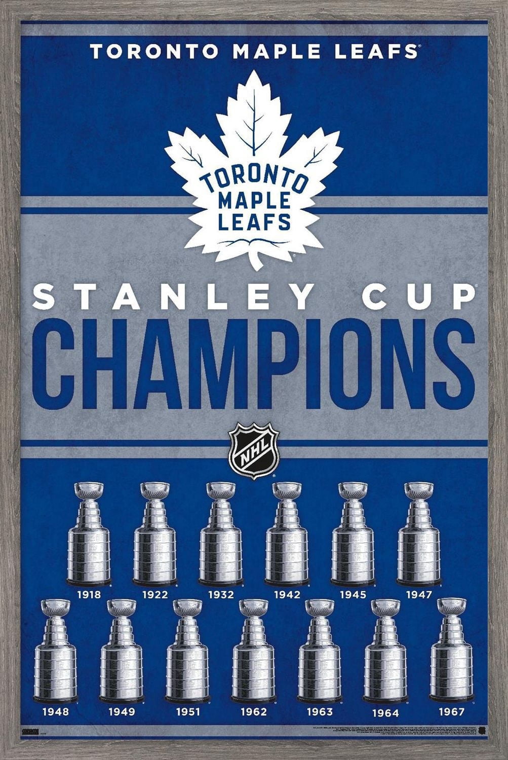 NHL Toronto Maple Leafs - Champions 23 Wall Poster