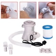 thumbnail image 3 of SNNROO Above Ground Swimming Pool Filter Pump Electric 20W Pool Filtering with Filter for Padding Pools US Plug, 3 of 10