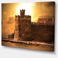 thumbnail image 2 of Old Castle at Sunset - Landscape Canvas Art Print, 2 of 4