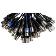 Rockville SX32100 32 Channel (4 returns) 100 Foot XLR Snake Cable, 100% OFC