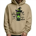 thumbnail image 1 of LUOGENLI Chandails à Capuche pour Hommes Graphiques Rose Halloween Chandail à Capuche Graphique Chandail Molletonné à Enfiler Manches Longues Veste Décontractée avec Imprimé pour Automne Hiver Tenue Confortable Chandails à Capuche pour Hommes Paquet Coton Beige Taille TG, 1 of 5