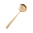 thumbnail image 4 of Cuchara de cobre martillado para cocina, cuchara de latón, conveniente, cuchara de cocina multiusos resistente, fácil de limpiar para cocina Cuchara ranurada, 4 of 8