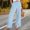 Light Blue, variant on LEKODE Womens Linen Pants Flowy Pants Work Pants Office Breathable Pants Women Plus Size Pants Golf Pants Slacks for Women Plus Size Pants for Curvy Women Black L