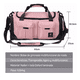 thumbnail image 3 of Maleta Deportiva Bolsa Gym Viaje Mochila Rosa, 3 of 5