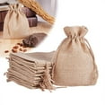 thumbnail image 4 of 20 Bolsas de Regalo con Cordón Yotijar Bolsa de Almacenamiento de Embalaje de Tela Bolsas de Joyería de Arpillera Bolsa de Regalo para Fiesta Boda bolsos de lino con cordón pequeños, 4 of 6