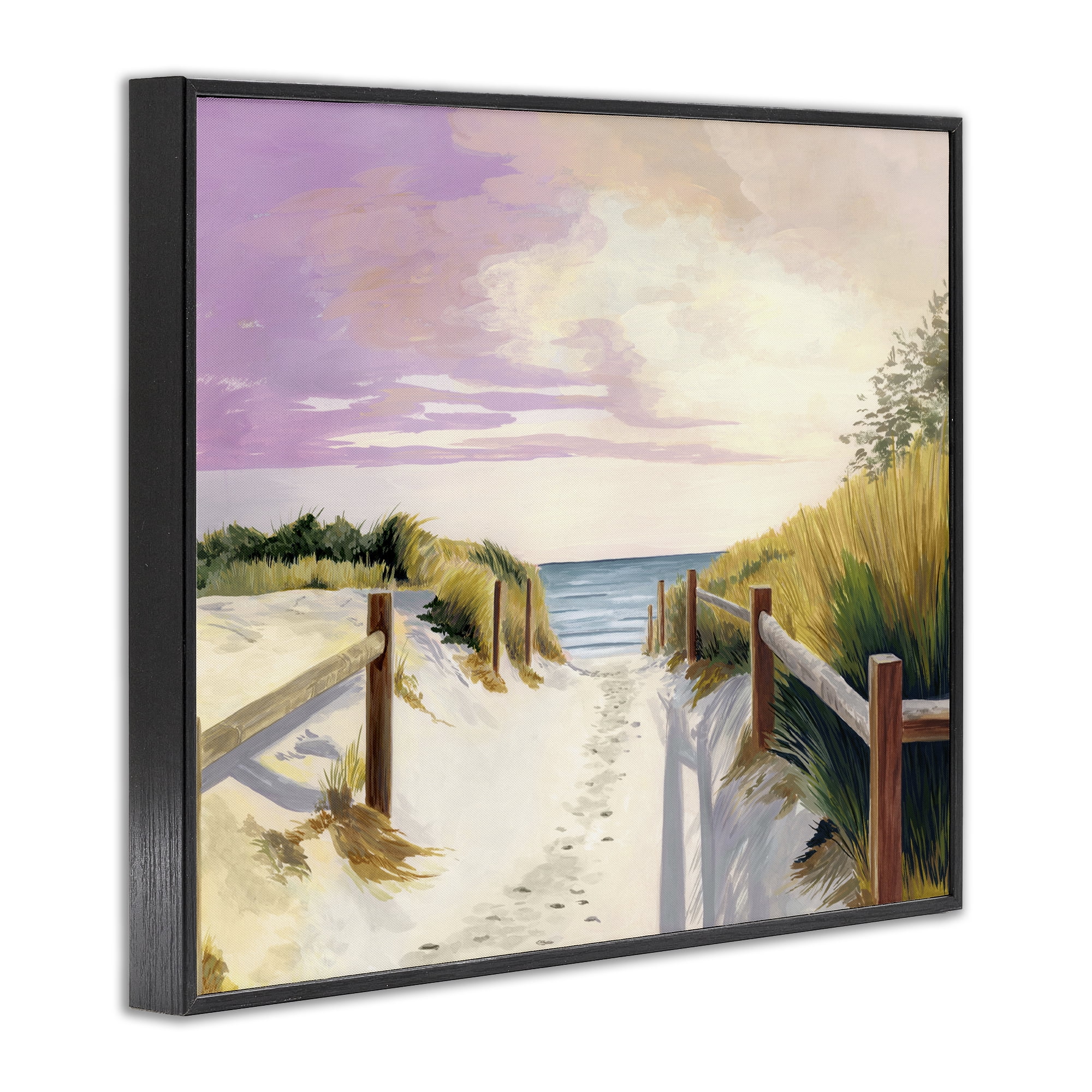 Cottesloe Beach Pathway Black Framed Giclee Art, design by Courtney Haley