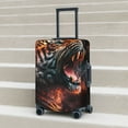 thumbnail image 4 of Cauagu Cool Tiger Print Travel Luggage Cover,Travel Dust-proof Suitcase Cover Softside Suitcase Protector for 18-32inch,Not Included Suitcase, 4 of 8
