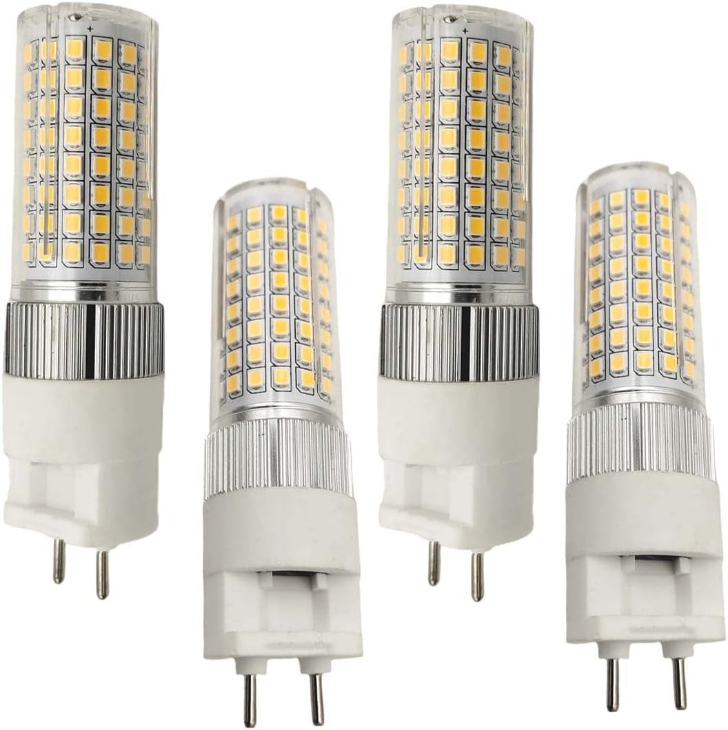 G12 Led Bulb 16w Ceramic Corn Light Led G12 Base T6 4000k Natural White Equivalent 200W Halogen Lamp 2 Pin Ceilling Light Downlight Office Building Light(4 Pack)