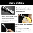 thumbnail image 5 of 5Pcs Fruit Peeler Set, Stainless Steel Orange Peeler Tool Curved, 5 of 8
