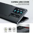 thumbnail image 6 of Vizvera for Samsung Galaxy Z Fold 7 Case RFID Wallet with Cards Holder [Hinge Cover] [Camera Cover] Shockproof Silicone Protective Phone Case for Z Fold 7 2025-Black, 6 of 10