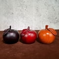thumbnail image 2 of Rosewood carved apple ornament, redwood peace apple, home living room TV cabinet decoration, handicraft, housewarming gift., 2 of 3