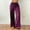Hot Pink women plus size wide leg pants a1, variant on Cagogo Women Plus Size Wide Leg Plaid Lounge Pants Elastic Waist Casual Long Pants with Pockets Fleece Lined Loose Fit Flare Trousers for Party Beach Work, Yellow M