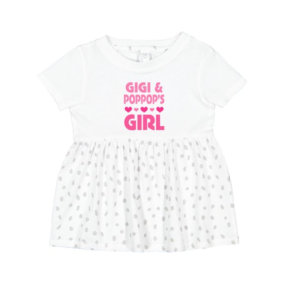 Inktastic Gigi and Poppop Girl Cute Valentine Girls Baby Dress