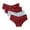 Wine, variant on uublik Value 4-Pack, Plus Size Panties for Women Comfortable Seamless Lightweight Soft Lace High Waist Panties