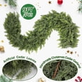 thumbnail image 2 of Guirnalda navideña Waydress, 2 unidades, 2,7 m, cedro verde y pino, 2 of 7