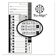 Time Clock Cards For Lathem Time 1600e, One Side, 4 X 9, 100/pack | Bundle of 2 Packs