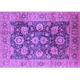 thumbnail image 1 of Ahgly Company Indoor Rectangle Oriental Purple Industrial Area Rugs, 6' x 9', 1 of 4