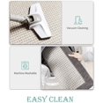 thumbnail image 4 of Kitchen Rugs Kitchen Mats for in Front of Sink Comfort Kitchen Rug Non-Skid Twill Kitchen Mat for Kitchen, Floor Home, Office, Sink, Laundry - 20"x32", Khaki, 4 of 7