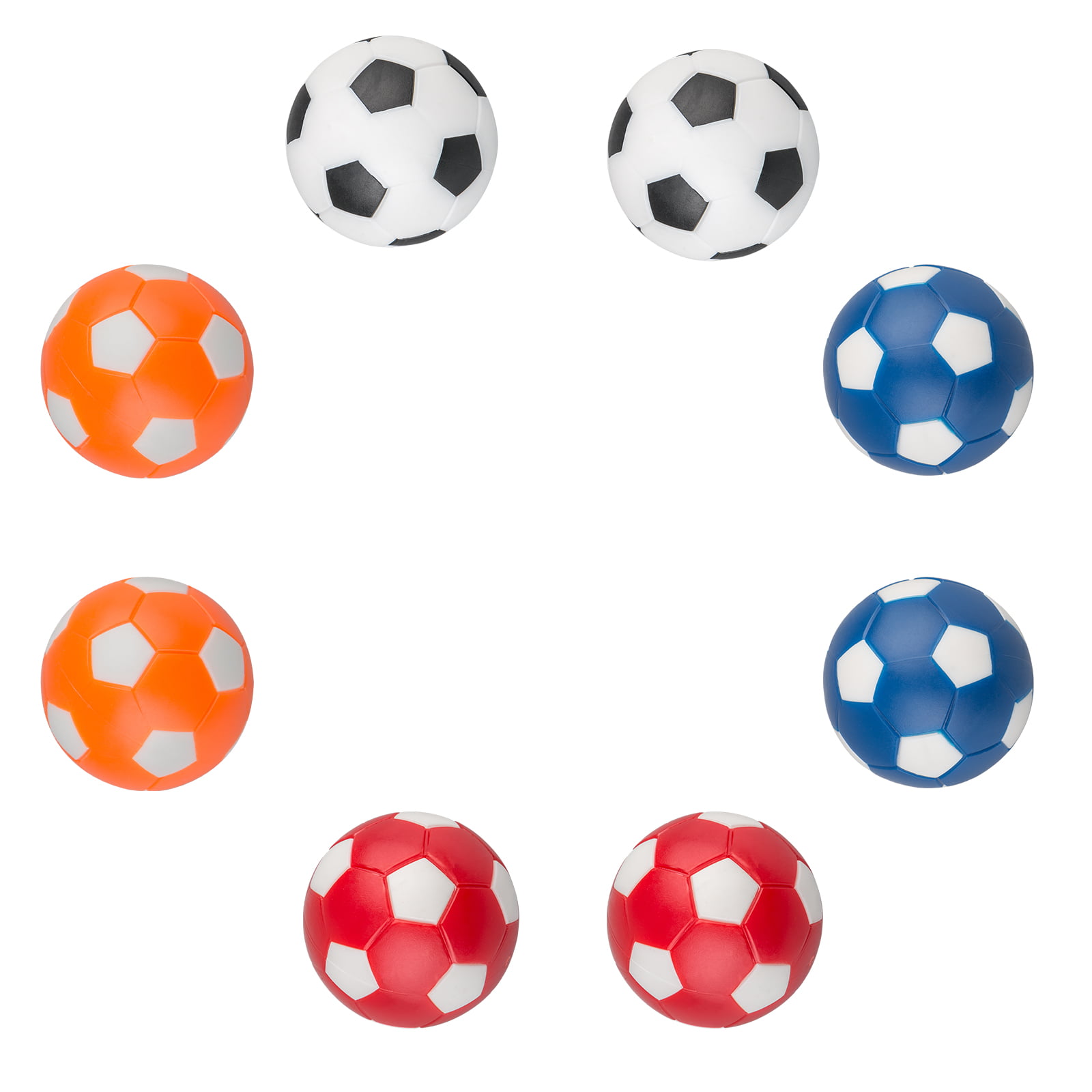 USA Set of 8 Free Shipping Checkered Soccer Foosball Table Balls 