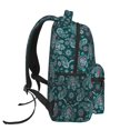 thumbnail image 3 of Disketp Vintage Floral Backpack for Men and Women - Lightweight Backpack Classical with Multi-pockets Casual Daypack for College Workplace Travel, 3 of 5