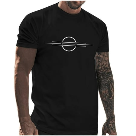 

KI-8jcuD Camisas Para Hombres Male Summer Casual Circular Print T Shirt Blouse Round Neck Short Sleeve Tops T Shirt Under Scrub Men Long Sleeve Shirts Graphic T Shirts V Neck T Shirts Mens Long Slee