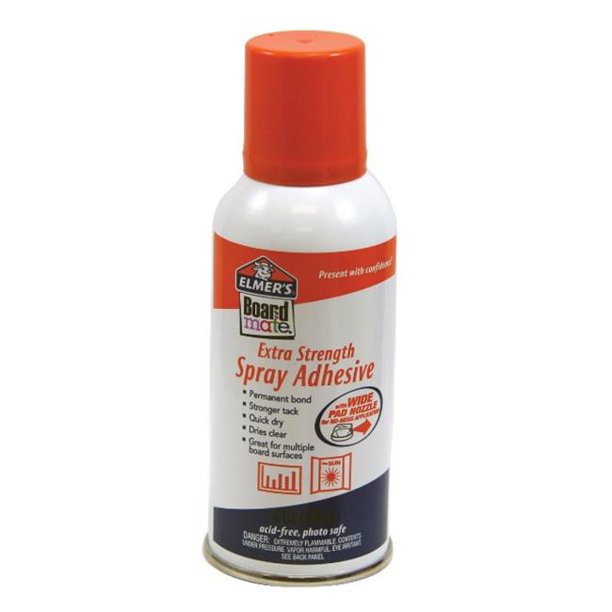 Elmers Products 1496035 Boardmate Extra Strength Spray Adhesive, 4 oz