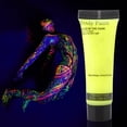 thumbnail image 2 of 10ml Face Body Paint Tubes Washable Drawing Fluorescent Pigment for Dancing Party (yellow), 2 of 8
