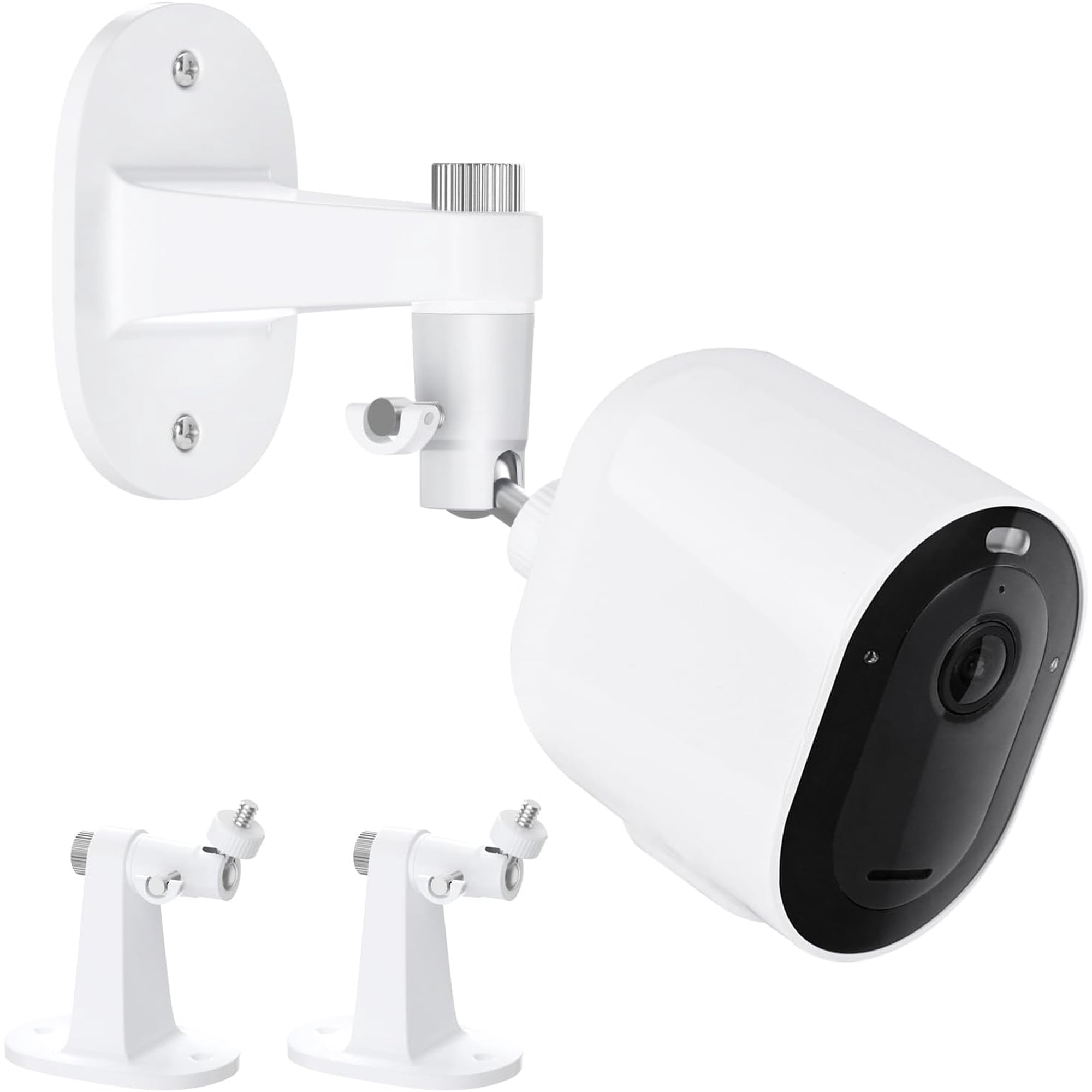 2Pack Adjustable Mount for Arlo Essential 2K Indoor/Outdoor(2nd Generation), for Arlo Pro 5S/Pro 4/Pro 3/Pro 2/Pro/Arlo Ultra2/Ultra/Arlo Essential Spotlight Camera, No-Drill Security Wall Mount