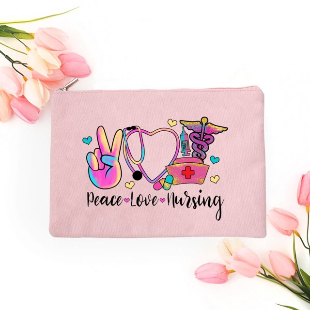 Bolsa Para El Día De La Enfermera Monedero De Almacenamiento Mini Bolsas De Maquillaje Para Gao Jiahui unisex