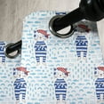 thumbnail image 4 of Ambesonne Pirates Grommet Curtain, Cat in Blue Sailor Suit, 50" x 63", Blue White Red, 4 of 6