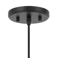 thumbnail image 3 of Worldwide Lighting  3.25 x 12 x 12 in. Remington 1-Light Concrete Grey Shade Pendant, Black, 3 of 7