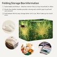 thumbnail image 6 of Coolnut St. Patrick's Day Shamrock Storage Basket with Handles Collapsible Storage Bins Canvas Fabric Storage Organizer for Shelves Closet Bedroom Living Room 2Pack Decor Gifts, 6 of 7