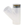 thumbnail image 1 of Dust Collection Y Fitting POWERTEC, 2.5 pulgadas, transparente, 1 paquete, 1 of 6