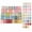 A002- B, variant on 50-Piece Cotton Fabric Squares with Assorted Floral and Printed Designs, 4-Inch Precut Quilting Squares for Sewing and Patchwork Diy