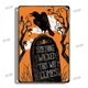 thumbnail image 1 of Placa decorativa de Metal para Halloween, cartel de calabaza, cartel de granja, cartel de bruja, decoración de pared moderna para el hogar, estética, regalos, 1 of 4