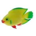 thumbnail image 3 of Unique Bargains 5PCS Yellow Green Plastic Swimming Float Fish Tank Aquarium Decoration, 3 of 3