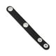 thumbnail image 4 of Asa de bolso Hebilla fija Bolso versátil Correa de hombro simple y portátil Fácil de usar Negro Plata, 4 of 9