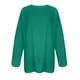 thumbnail image 4 of Uootdi Women's Plus Size Tops Crewneck Long Sleeve Sweatshirt Oversized Casual Loose Fit Basic T Shirts Blouse Gift, 4 of 5