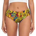 thumbnail image 1 of Fotbe Dancing African Women Calzones Estampados para Mujer – Ropa Interior de Algodón, Cómoda, Suave y Elástica-Large, 1 of 6