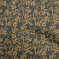 thumbnail image 1 of oneOone Rayon Brown Fabric Asian Floral Craft Projects Decor Fabric Printed By The Yard 56 Inch Wide, 1 of 4