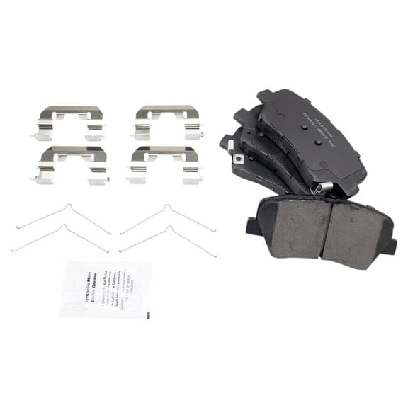 TRQ Front Ceramic Brake Pad Set for Hyundai Santa Fe Sport Kia Sorento BFA15066